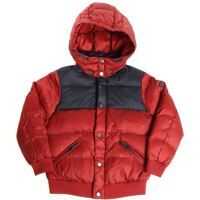 Geci de Puf Burgundy And Blue Quilted Dow Jacket* Baieti