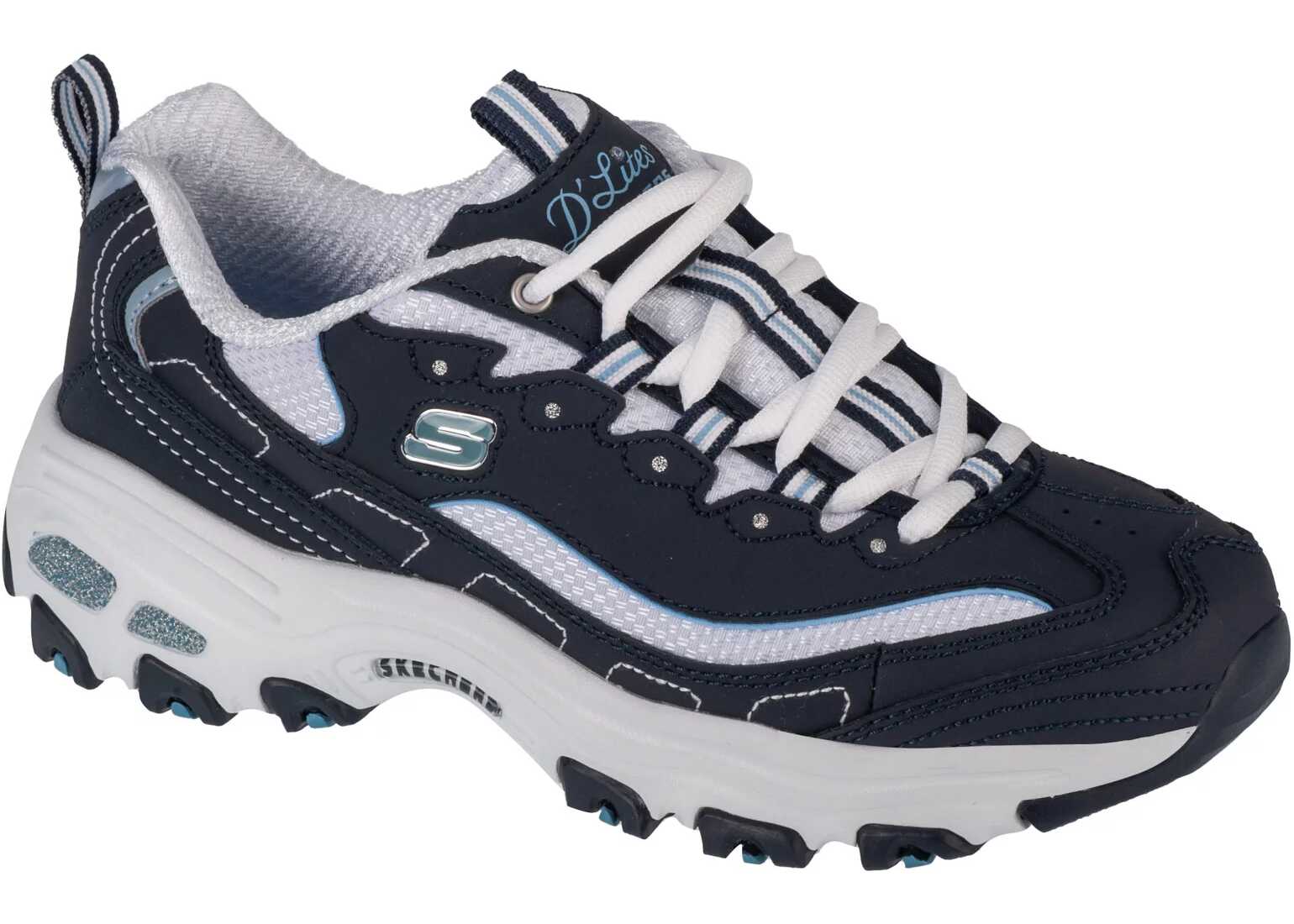 SKECHERS D'Lites Biggest Fan Blue