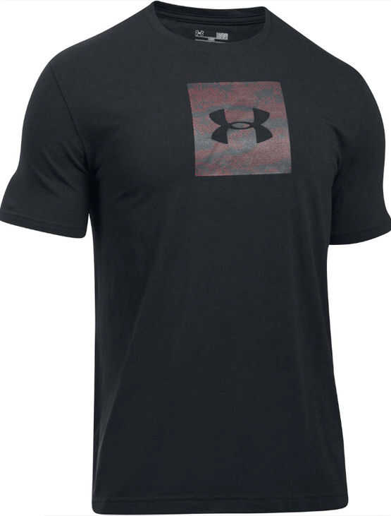 Under Armour Camo Boxed Logo SS Tee Black