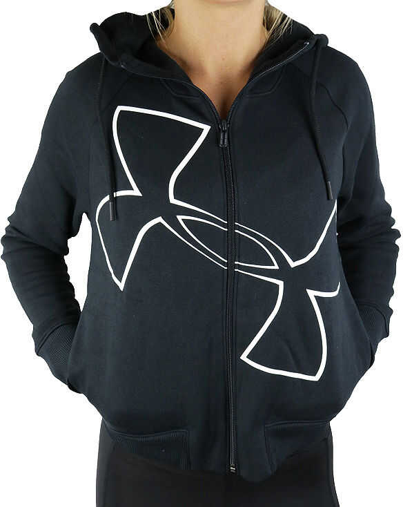 Bluze De Trening Under Armour Big Logo Fullzip Hoodie Black Femei