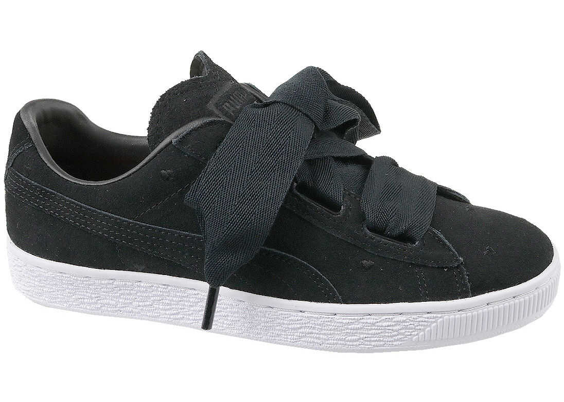 PUMA Suede Heart Jr Black