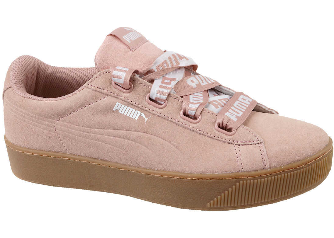 PUMA Vikky Platform Ribbon Bold Pink