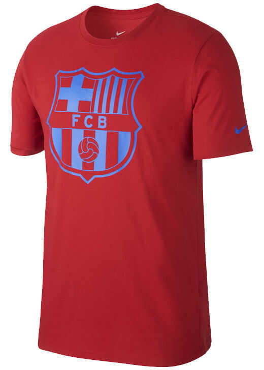 Tricouri Nike Fc Barcelona Crest Tee Red Barbati Boutique Mall Romania
