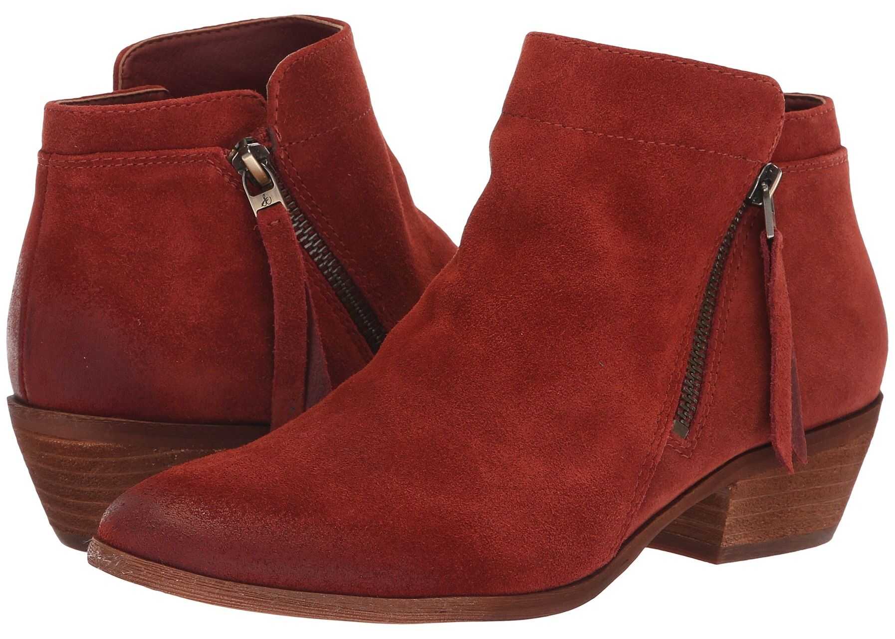 Sam Edelman Packer Paprika Resinato Velutto Suede
