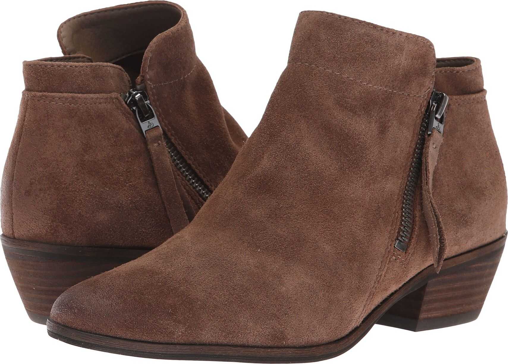 Sam Edelman Packer Dark Taupe Velutto Suede Leather