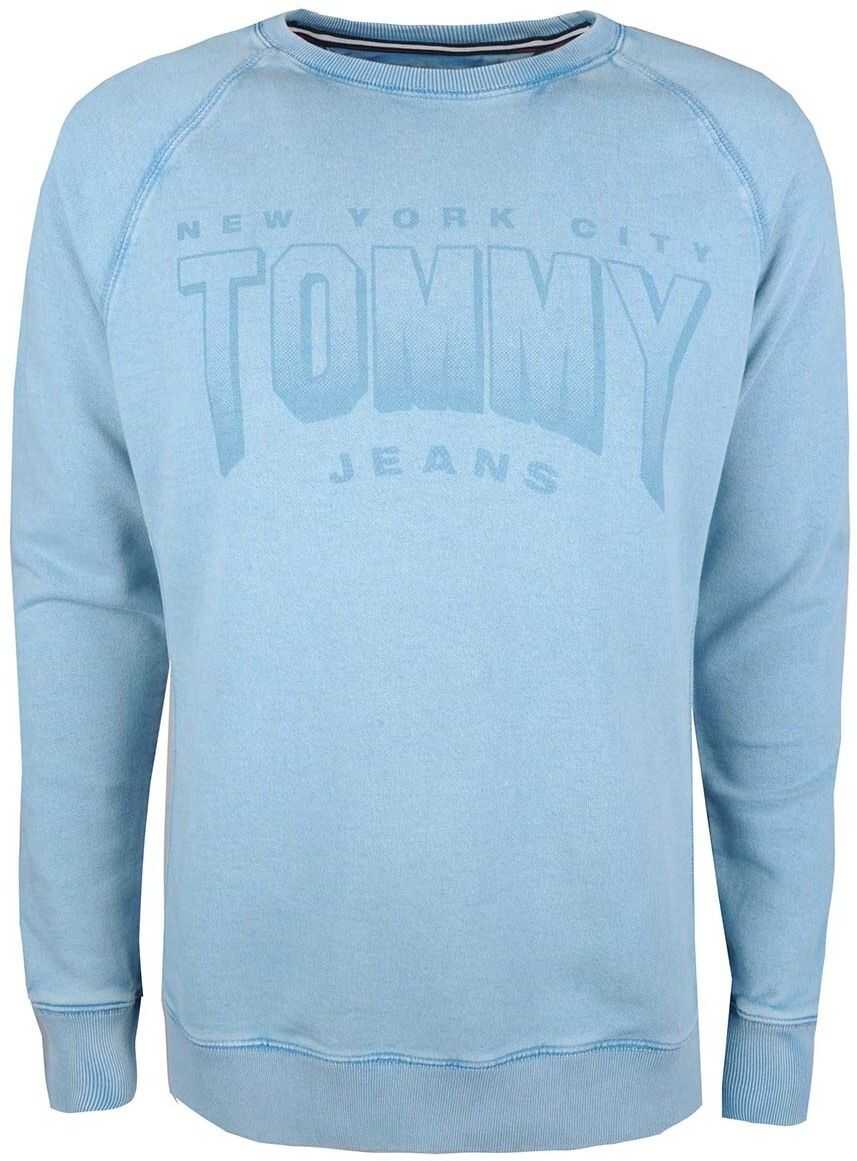 Tommy Hilfiger Logo Jeans DM0DM03654 Błękitny