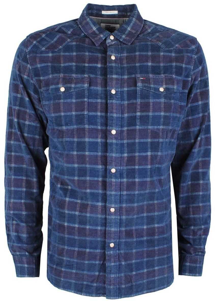 Camasi Casual Tommy Hilfiger Regular Dm0dm02883 Granatowy Barbati Boutique Mall Romania