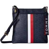 Genti Tip Postas Roma North/South Crossbody Square Mono Coated Canvas Femei
