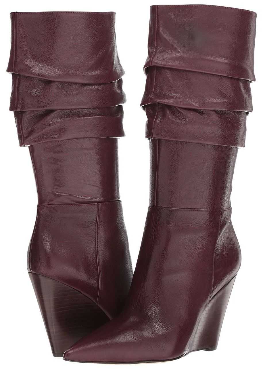 Nine West Vernese Dark Purple Leather