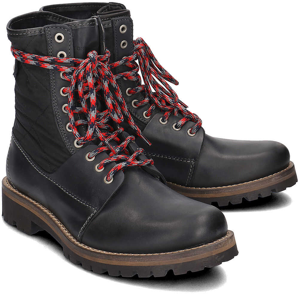 Bocanc Tommy Hilfiger High Material Mix Czarny