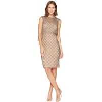 Rochii elegante Fully Beaded Cap Sleeve Cocktail Dress Femei