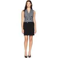Rochii elegante Color Block Coat Dress CD8X15RK Femei
