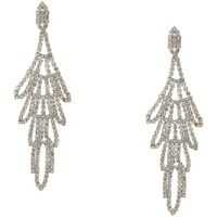 Cercei Rhinestone Chandelier Drop Earrings Crystal Femei