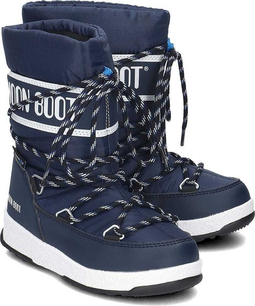 Cizma Moon Boot Nylon Granatowy