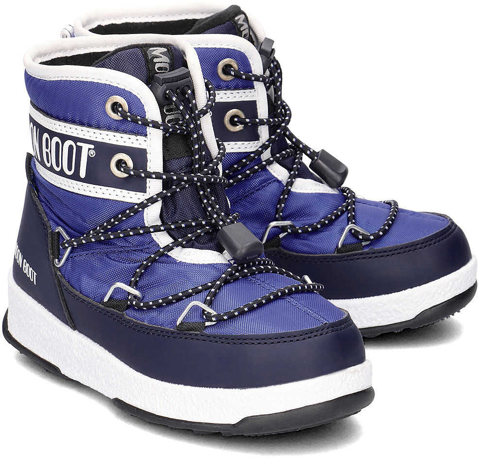 Cizma Moon Boot We Junior Mid Granatowy