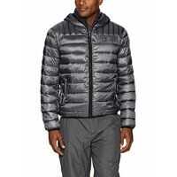 Geci de iarna Men's Insulated Packable Jacket With Contrast Bib and Hood Barbati