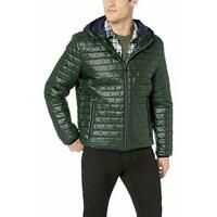 Geci de iarna Men's Sweaterweight Ultra Loft Hooded Packable Puffer Jacket Barbati