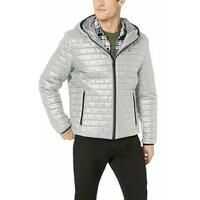 Geci de iarna Men's Sweaterweight Ultra Loft Hooded Packable Puffer Jacket Barbati