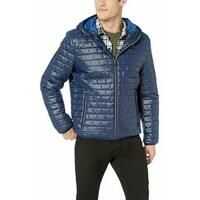 Geci de iarna Men's Sweaterweight Ultra Loft Hooded Packable Puffer Jacket Barbati