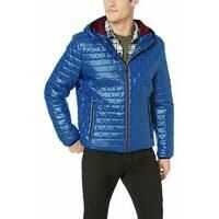 Geci de iarna Men's Sweaterweight Ultra Loft Hooded Packable Puffer Jacket Barbati