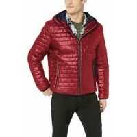 Geci de iarna Men's Sweaterweight Ultra Loft Hooded Packable Puffer Jacket Barbati