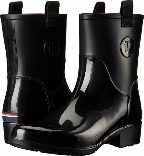 Tommy Hilfiger Women's Khristie Rain Boot Black