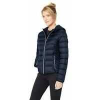 Geci de Iarna Women's Short Packable Down Jacket with Hood, Femei