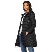 Geci de iarna Women's Mid Length Packable Down Chevron Quilt Coat Femei