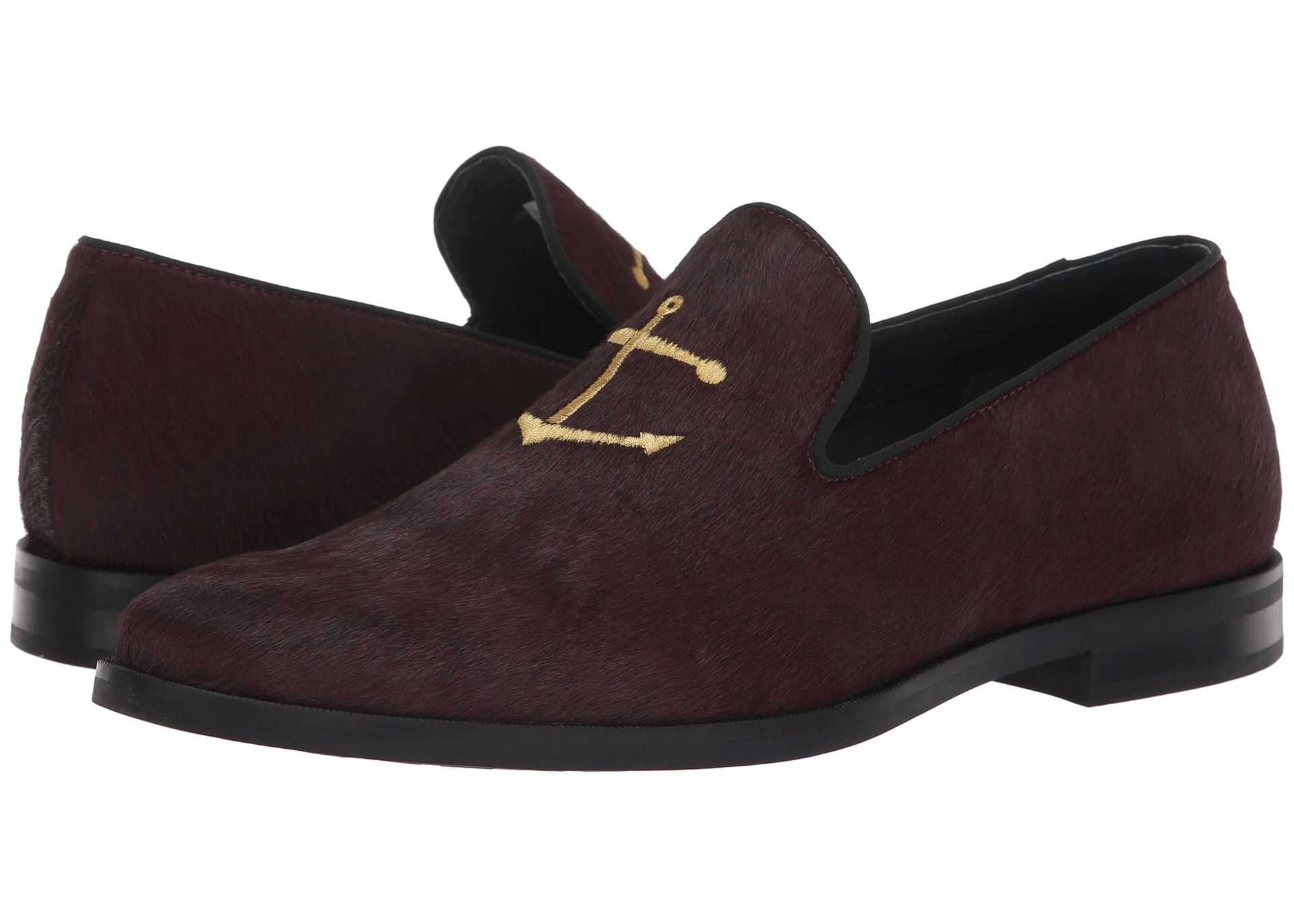 Sperry Top-Sider Overlook Leather Smoking Slipper Burgundy Pony