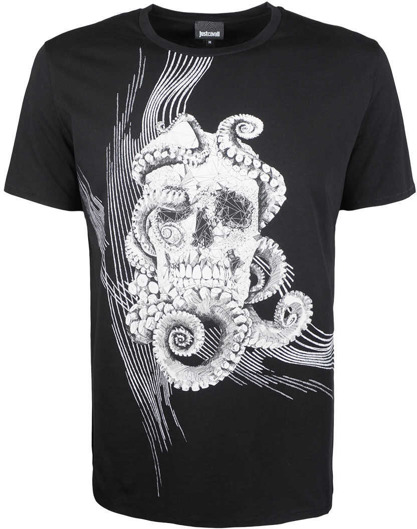 Roberto Cavalli Skull Print S01GC0532 Czarny