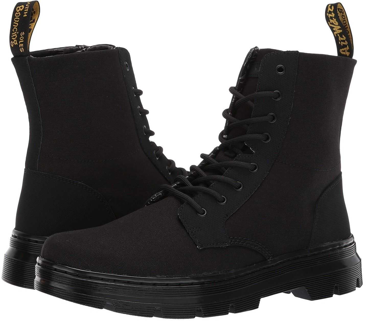 Dr. Martens Combs II Black/Broder/Canvas