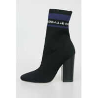Ghete & Cizme Fabric Ankle Boots 10cm* Femei