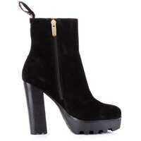 Ghete & Cizme Flnch4Sue10Nero Suede Ankle Boots* Femei