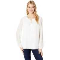 Bluze Long Sleeve Zip Front Woven Femei