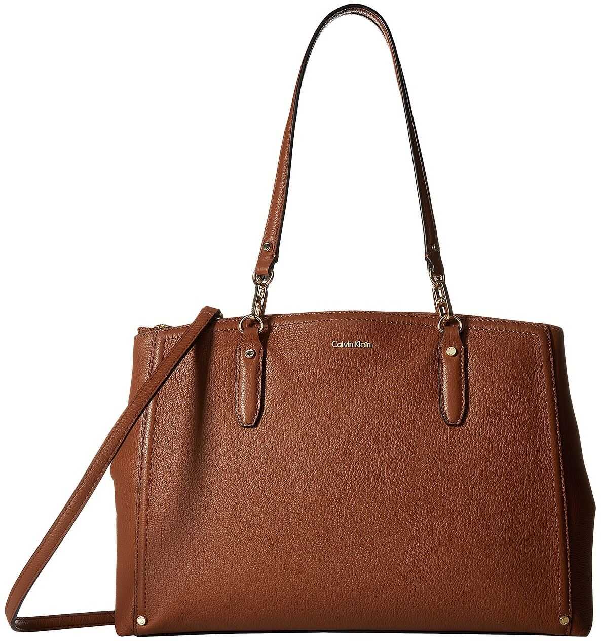 Calvin Klein Goat Leather Satchel Luggage