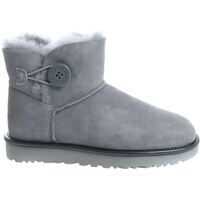 Incaltaminte UGG "Mini Bailey Button Ii" Grey Ankle Boots