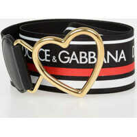 Curele 5cm Elastic Band Belt With Heart Buckle Femei