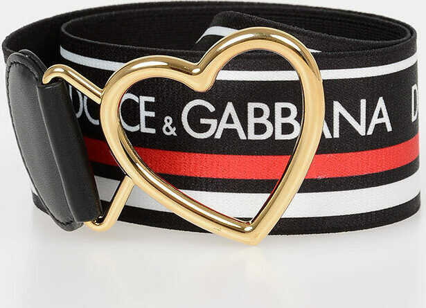 5cm Elastic Band Belt With Heart Buckle