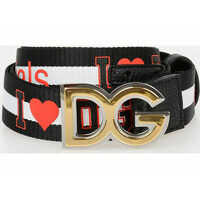 Curele D&G MILLENNIALS 35cm Fabric Belt Barbati