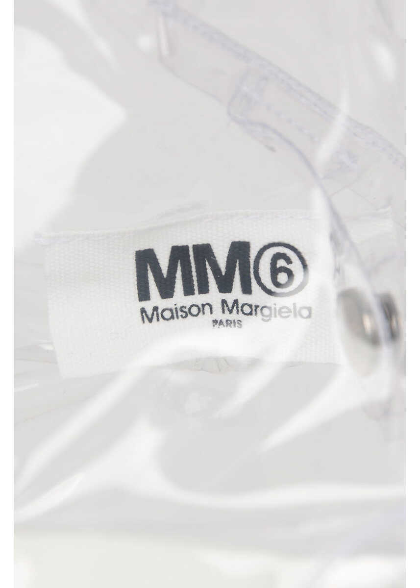 Genti de mana Maison Margiela Mm6 Pvc Maxi Shopping Bag White Femei (BM 6418346) 4