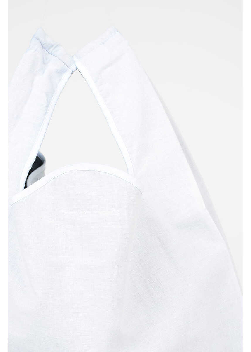 Genti de mana Maison Margiela Mm6 Cotton Hand Bag White Femei (BM 6418370) 2