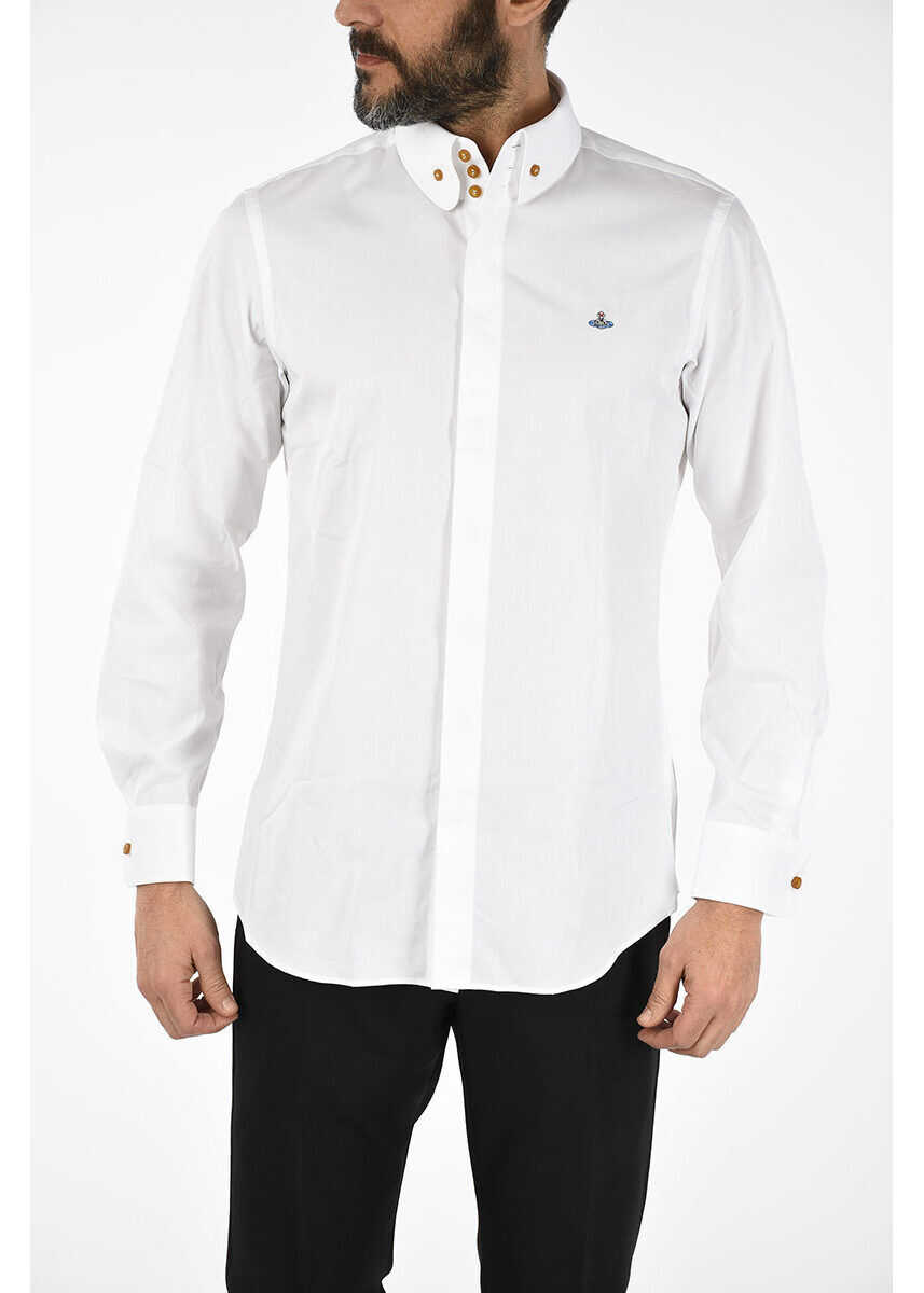 Vivienne Westwood Shirt with Embroidery WHITE