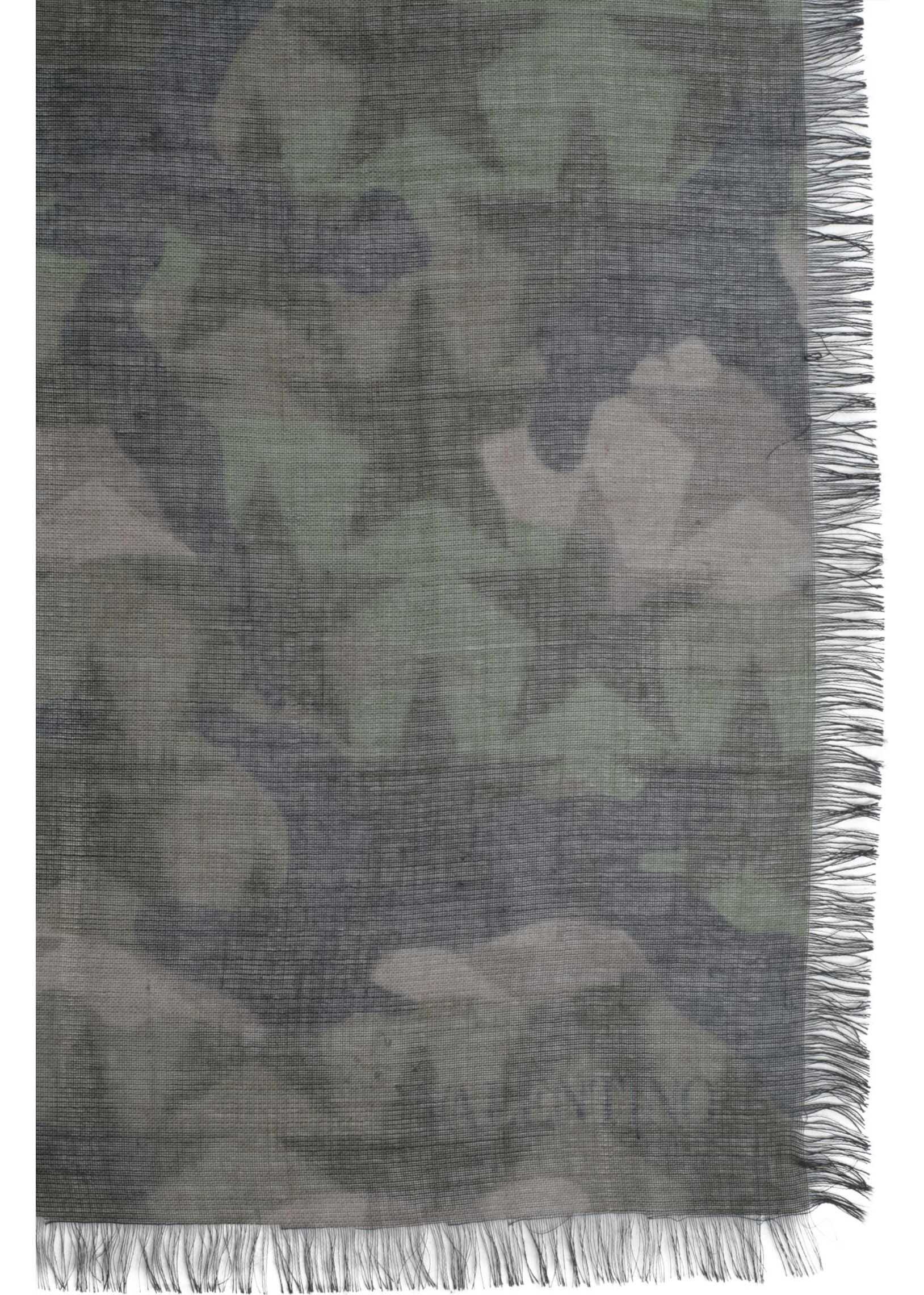 Valentino Garavani Camustars Print Foulard MILITARY GREEN