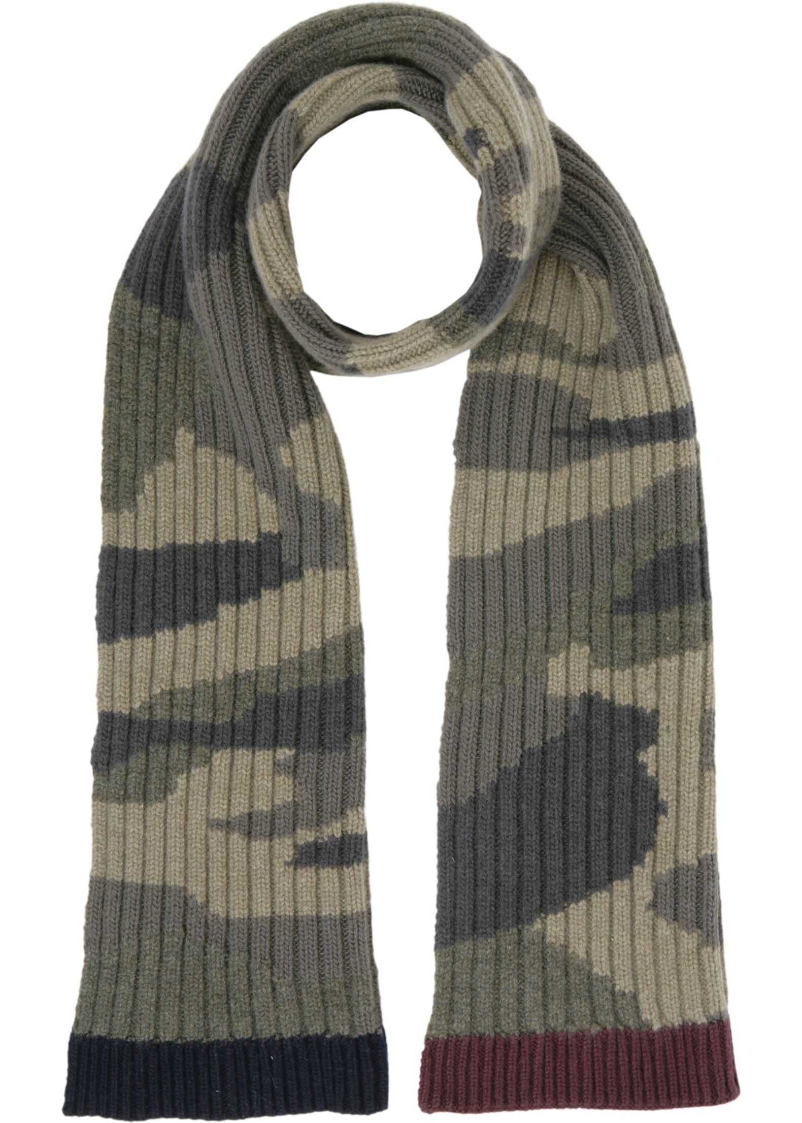 Valentino Garavani Camouflage Print Scarf MILITARY GREEN