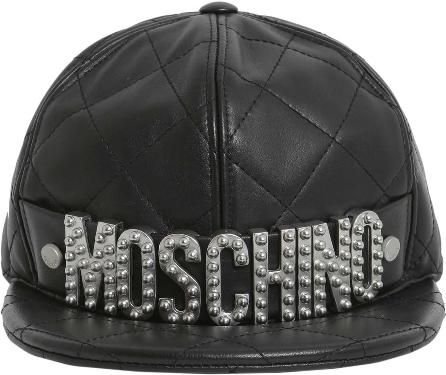 Moschino Quilted Cap BLACK