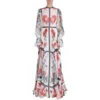 Rochii casual Long Silk Chiffon Dress Femei