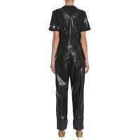 Salopete Eco Leather Dungarees Femei