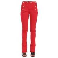 Pantaloni casual Flare Biker Trousers Femei