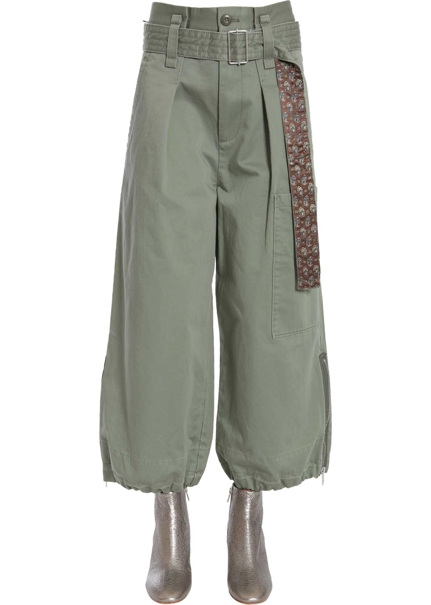Marc Jacobs Cargo Culottes MILITARY GREEN