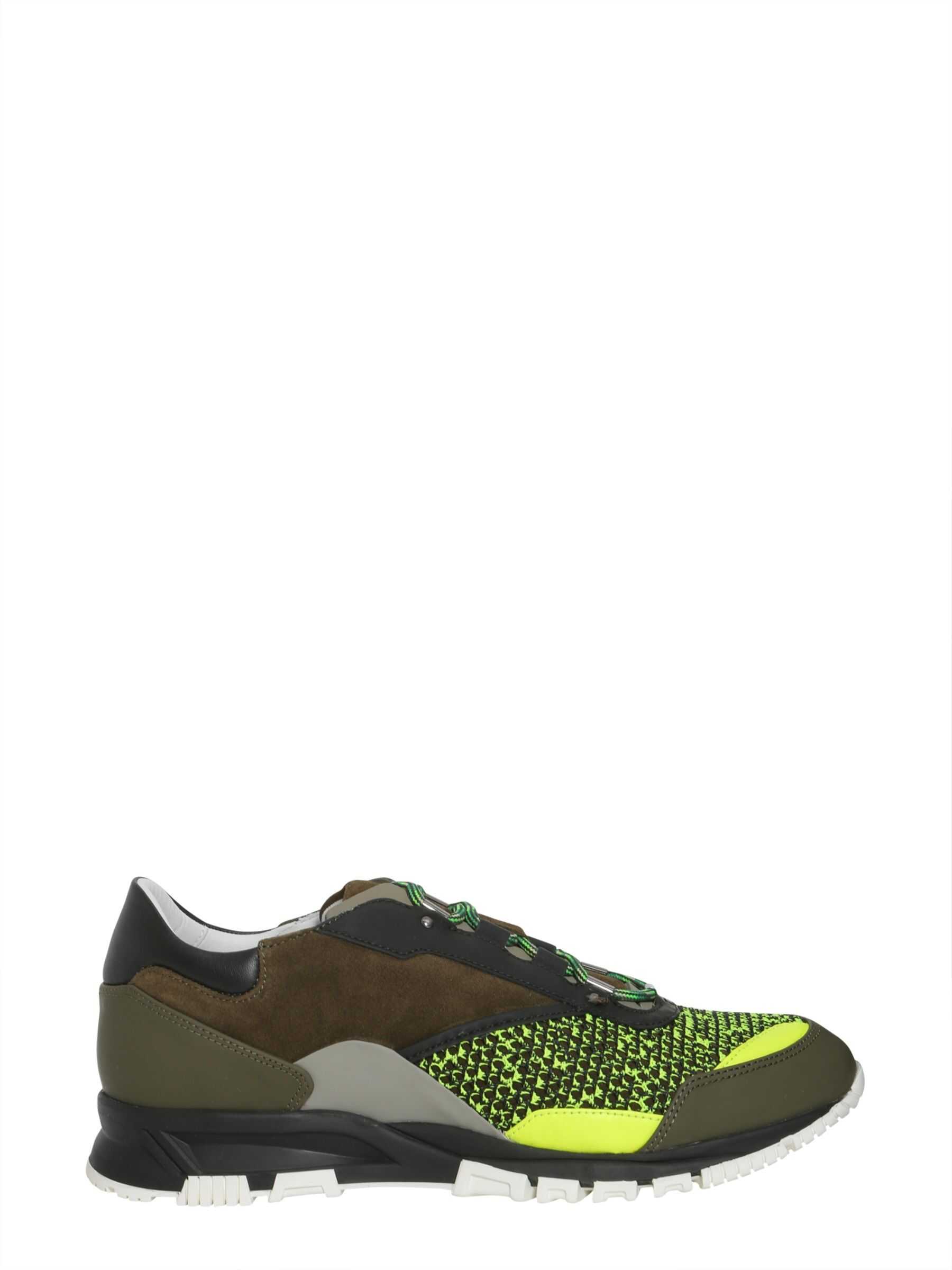 Lanvin Mesh Cross Trainer GREEN